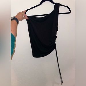 Shein Ribbed Black Tank